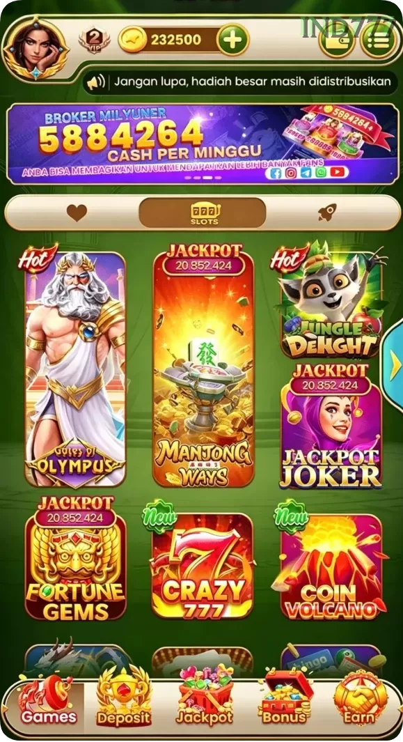 ind777 Tangkapan Layar Resmi APK